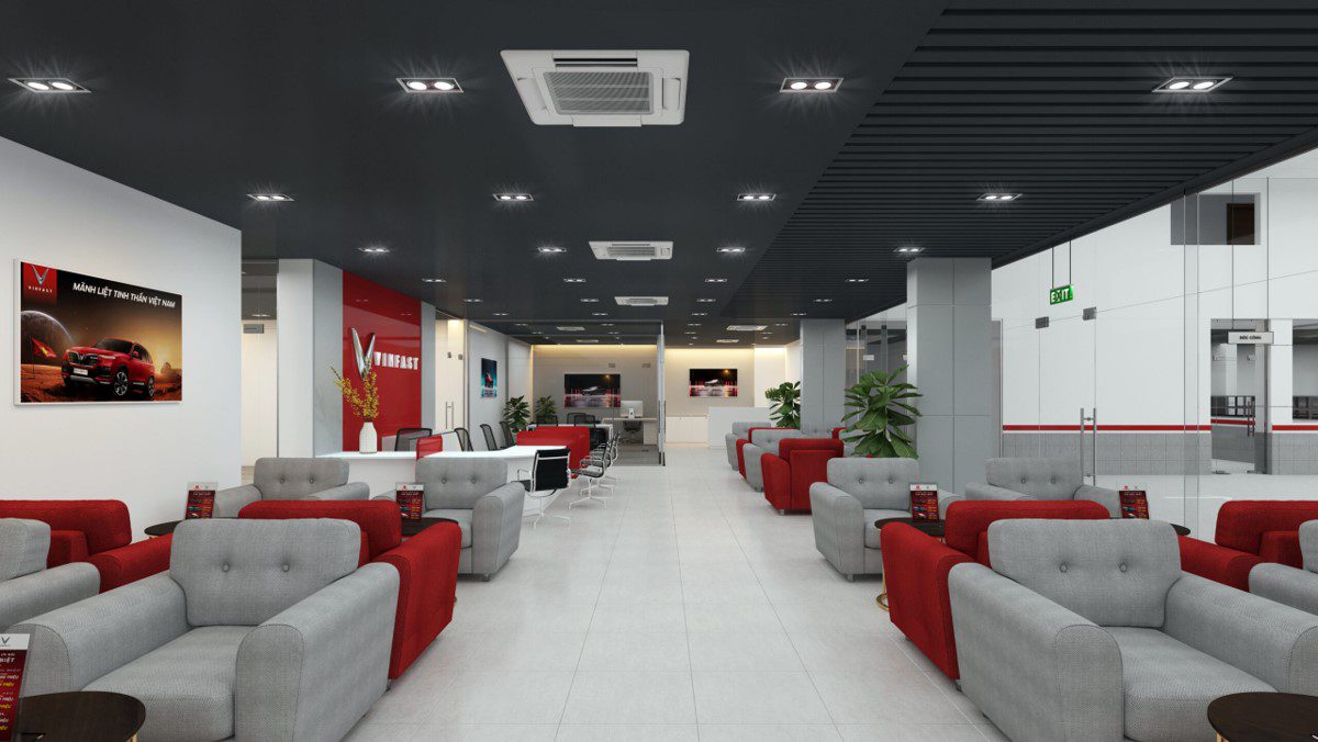 phòng chờ dịch vụ vinfast