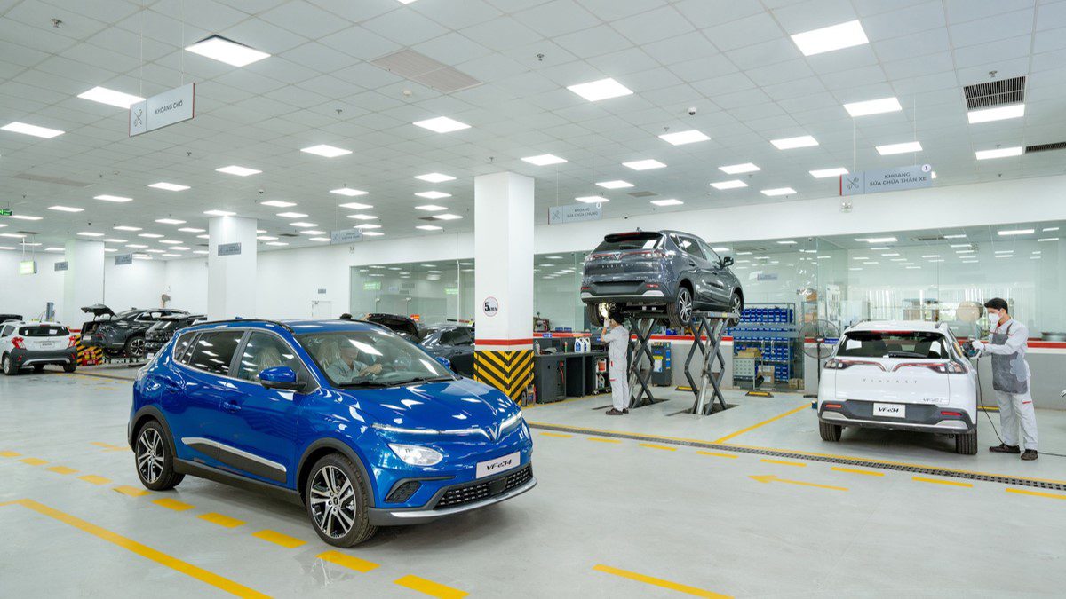 xưởng dịch vụ vinfast
